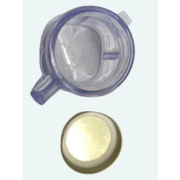 Vintage Osterizer Mini-Blend Blender Jar Container With Lid - 4 Oz Capacity - Bl - Picture 3 of 7